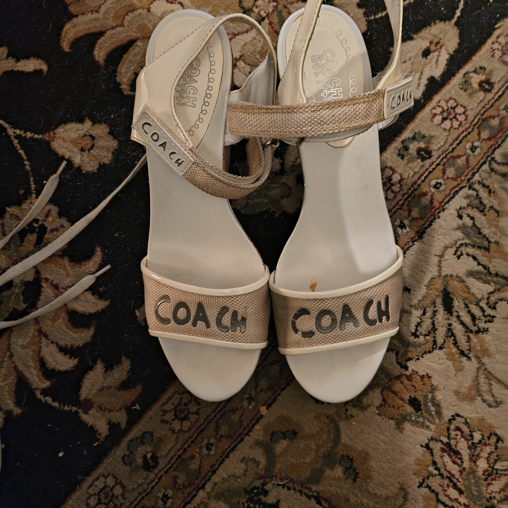Coach Women's Beige Sandals